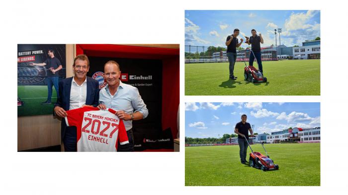 Η Einhell Germany AG επεκτείνει την συνεργασία της με την FC Bayern