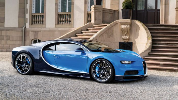 Αυτή είναι η Bugatti Chiron, το μοντέλο το οποίο  αντικατέστησε τη θρυλική πλέον Veyron.