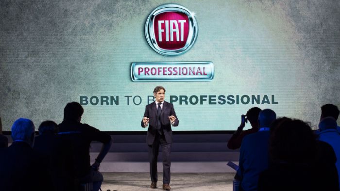 Την παρουσίαση των μοντέλων της Fiat Professional, έκανε ο επικεφαλής της φίρμας στην περιοχή ΕΜΕΑ, κος Domenico Gostoli.