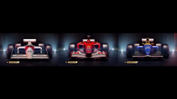 Στο νέο F1 2017 θα υπάρχουν και δώδεκα κλασσικά αυτοκίνητα.