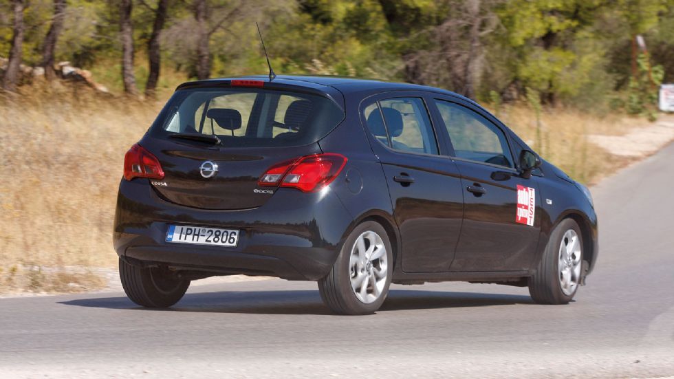 Το Opel Corsa μπορεί να υπερηφανεύεται για την ποιότητα κύλισης, αλλά και τον 1,0 ECOTEC των 115 ίππων, που διαθέτει.	
