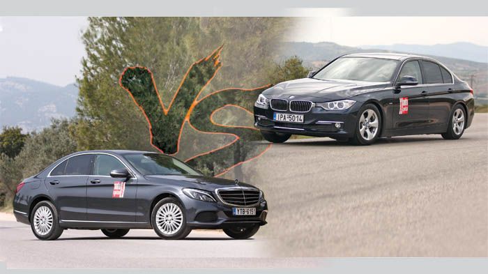 Bmw 320i vs mercedes c180 #5