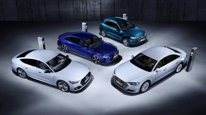 Η Audi παρουσίασε τις plug-in υβριδικές εκδόσεις των Q5, A6, A7 και A8 πριν κάνουν το επίσημο ντεμπούτο τους στο Σαλόνι Αυτοκινήτου της Γενεύης σε λίγες ημέρες από σήμερα.