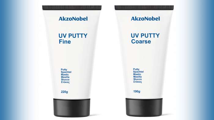 Η AkzoNobel παρουσιάζει τον νέο στόκο UV Putty για πιο αποδοτικές μικροεπισκευές οχημάτων