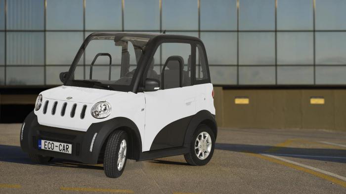 Το Ecocar City High Speed παραπέμπει σε golf car σε εμφάνιση ενώ προσφέρεται στις εκδόσεις Low Speed (με τελική ταχύτατα μέχρι 45 χλμ./ώρα) και High Speed (με τελική ταχύτητα μέχρι 80 χλμ./ώρα).