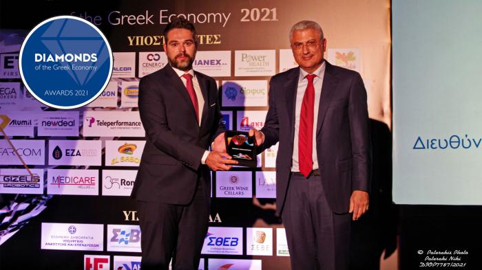 O κ. Σταύρος Κωνσταντάς, Διευθύνων Σύμβουλος  Εθνικής Ασφαλιστικής βραβεύτηκε με τη διάκριση του μάνατζερ της χρονιάς για το 2021.