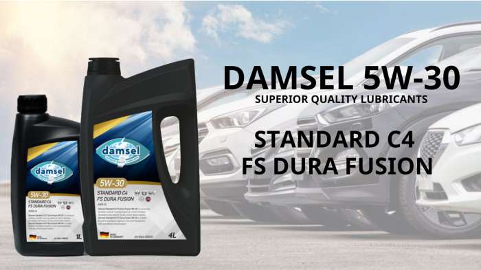 Full συνθετικό λιπαντικό DAMSEL 5W-30 STANDARD C4 FS DURA FUSION 