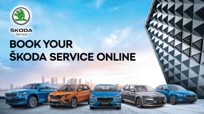 Μέσω της εφαρμογής Skoda Connect μπορείτε εύκολα να προγραμματίσετε online το ραντεβού σας, χωρίς να χρειάζεται να γίνει τηλεφωνική κλήση στο συνεργείο.