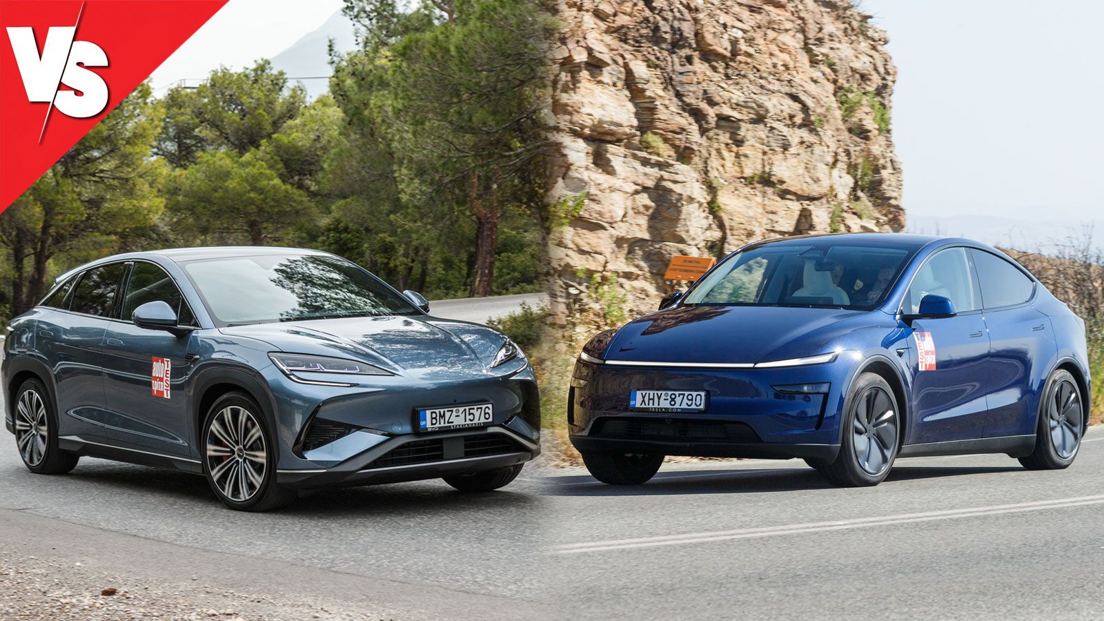 Ηλεκτρικά D-SUV: BYD Sealion 7 AWD Excellence Vs Tesla Model Y LR RWD