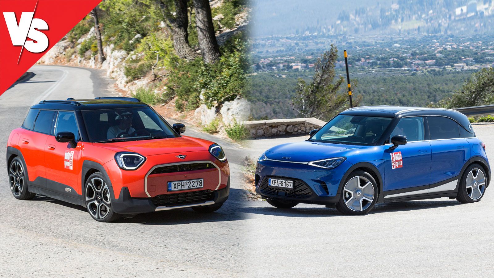 MINI Aceman SE Vs smart #1: Premium & μοντέρνα ηλεκτρικά SUV πόλης