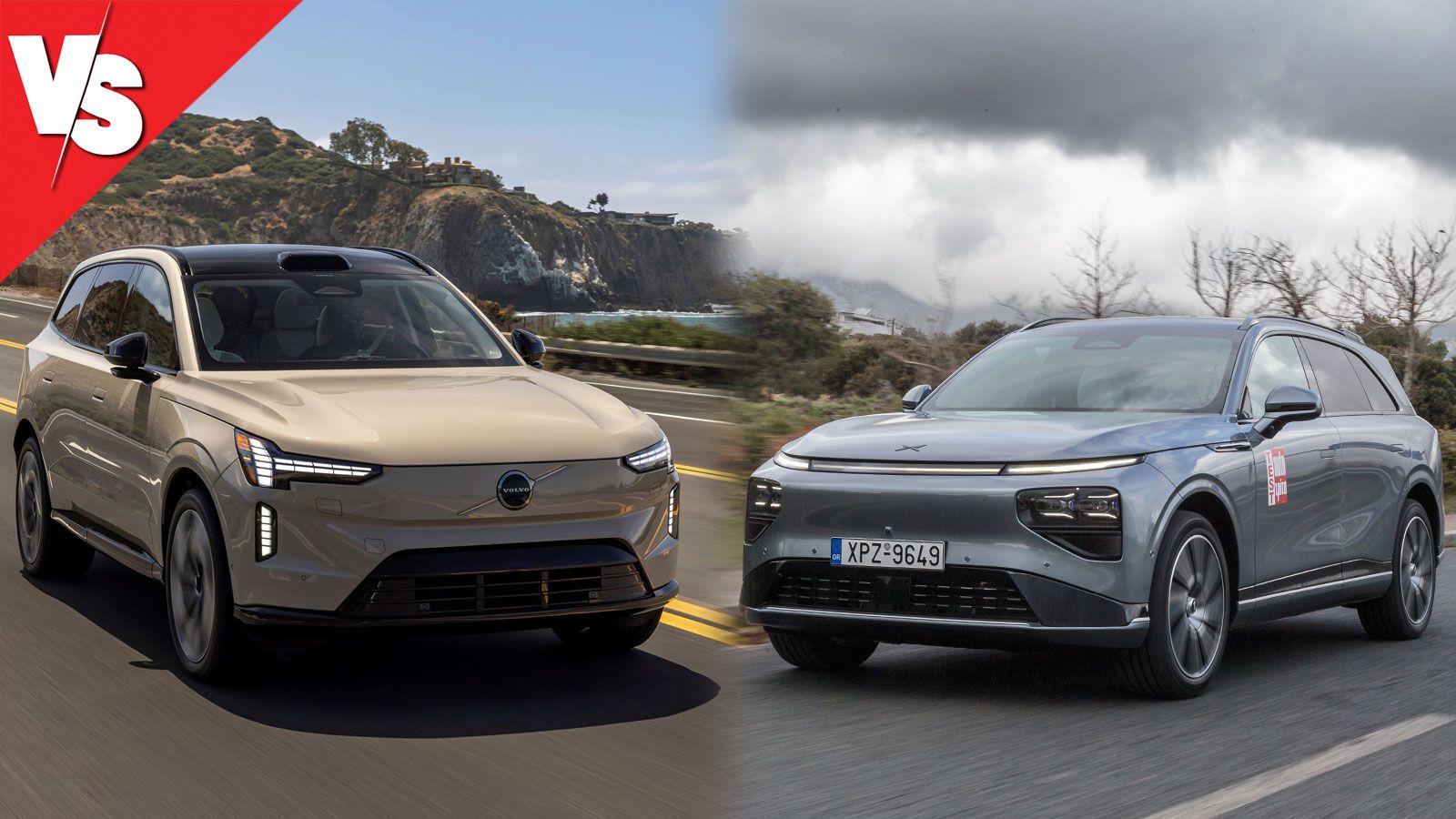 Volvo EX90 Vs XPeng G9: Διαφορά 38.000 ευρώ και 170 ίππων