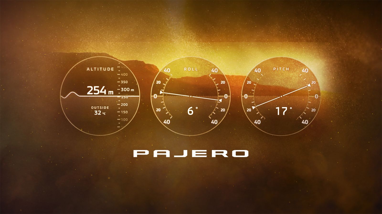 Το νέο Mitsubishi Pajero θα εξοπλίζεται με ψηφιακά off-road όργανα