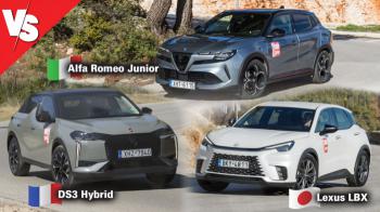 Premium  SUV  136 PS: Alfa Romeo Junior Ibrida, DS 3 Hybrid  Lexus LBX;