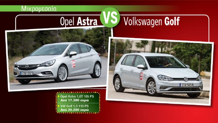 Opel Astra Vs Volkswagen Golf