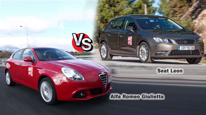 Συγκριτικό μεταχειρισμένων: Alfa Romeo Giulietta VS Seat Leon 