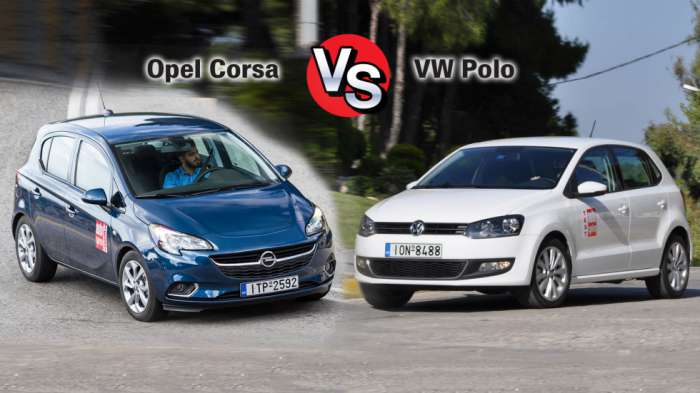 Συγκριτικό μεταχειρισμένων: Opel Corsa VS VW Polo 