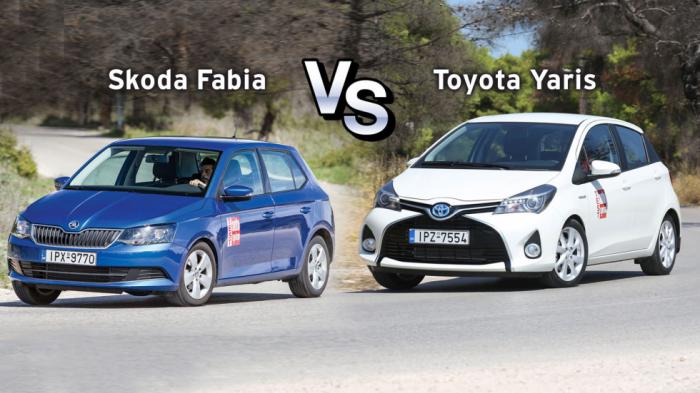 Συγκριτικό μεταχειρισμένων: Skoda Fabia VS Toyota Yaris 