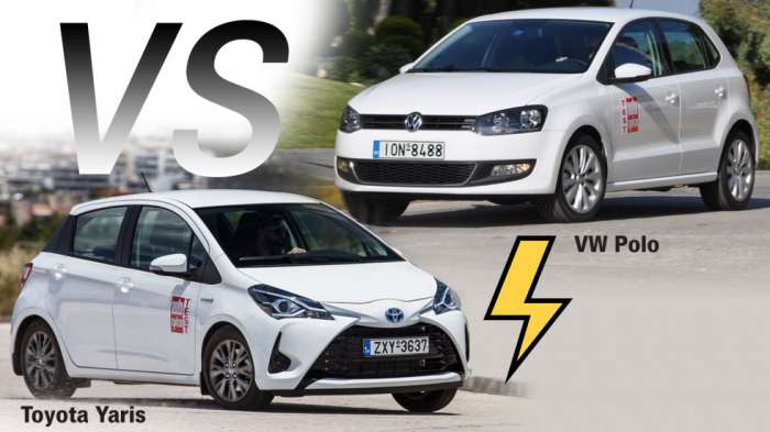 Συγκριτικό μεταχειρισμένων: Toyota Yaris VS VW Polo 