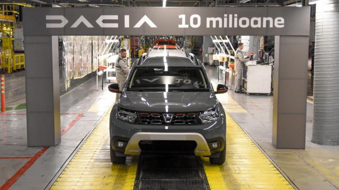 Dacia: Έφθασε σε παραγωγή τα 10 εκατομμύρια αυτοκίνητα 