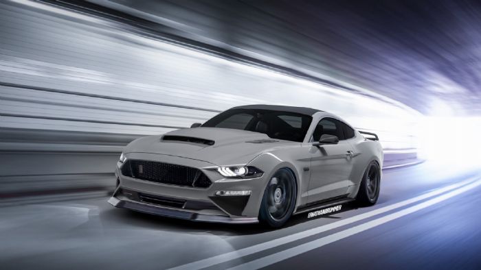 To έργο του Nathan Brummer για την Shelby GT500 Mustang του 2019. 