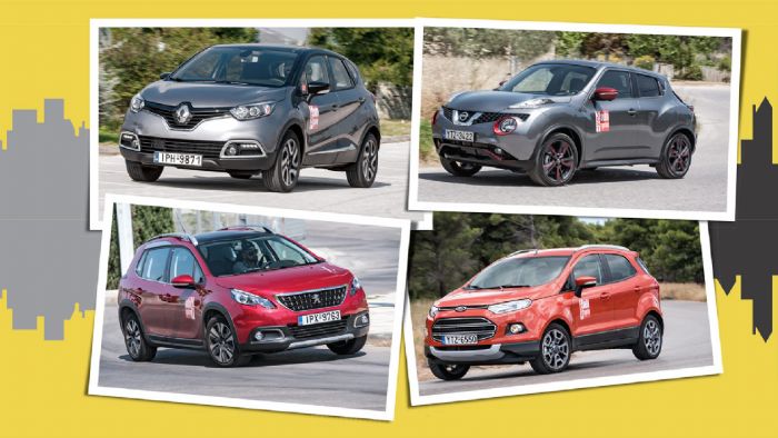 Juke Vs 2008 Vs Ecosport Vs Captur  