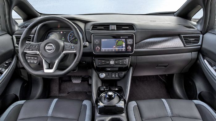 Μοντέρνο, high-tech και γεροδεμένο το εσωτερικό του νέου Nissan LEAF.