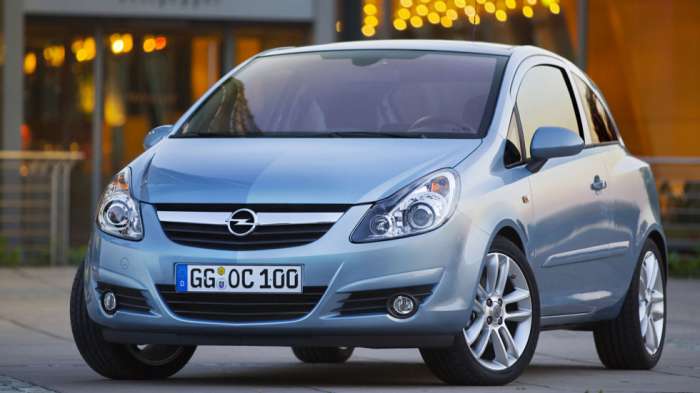 Opel Corsa 2007-2014: Μεταχειρισμένα κοστίζουν κατά μέσο όρο 6.500 ευρώ