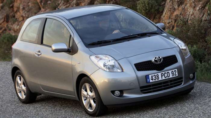 Toyota Yaris 2005-2011: Κατά μέσο όρο κοστίζουν επίσης 7.000 ευρώ