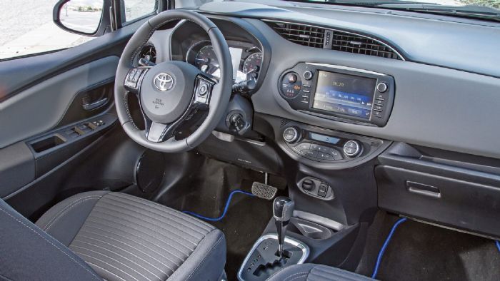 Όπως και οι συμβατικές εκδόσεις, η καμπίνα του Toyota Yaris HSD διακρίνεται για την ποιότητα, την ευρυχωρία και την πρακτικότητά της.