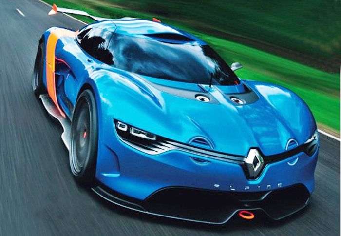 H ανεπίσημη φωτογραφία του Renault Alpine A110-50 Concept