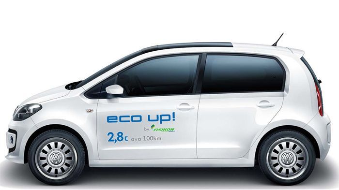 Η ΔΕΠΑ επιδοτεί την αγορά ενός VW eco up! By FISIKON –για συγκεκριμένο αριθμό οχημάτων- με 2.190 ευρώ, με αποτέλεσμα το μοντέλο να ξεκινά από την τιμή των 10.450 ευρώ.