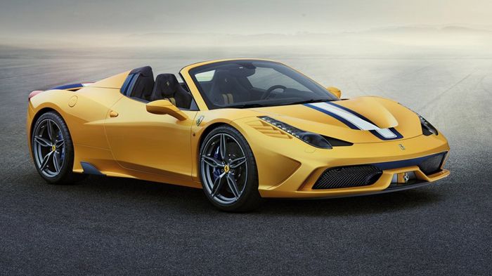 Η Ferrari θα παραμείνει προσηλωμένη στα 2θέσια supercars και δεν πρόκειται να δημιουργήσει 4θυρα μοντέλα, SUV, ή μοτοσικλέτες (εικόνα Ferrari 458 Speciale A).