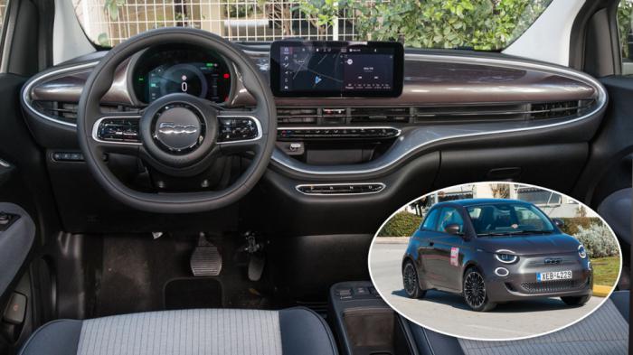 Fiat 500e: Το πιο πολυτελές μίνι της αγοράς, οθόνες, εσωτερικό, καμπίνα