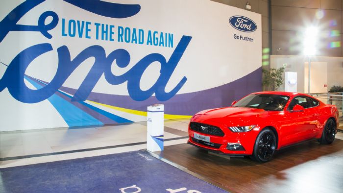 Η «Κυρία» της έκθεσης, Ford Mustang.