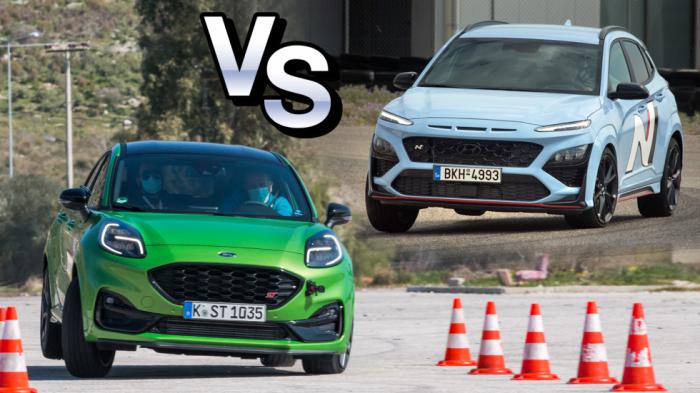 Ford Puma ST Vs Hyundai Kona N Performance Pack 