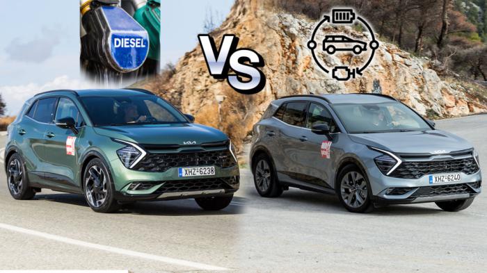 Kia Sportage υβριδικό ή diesel; 