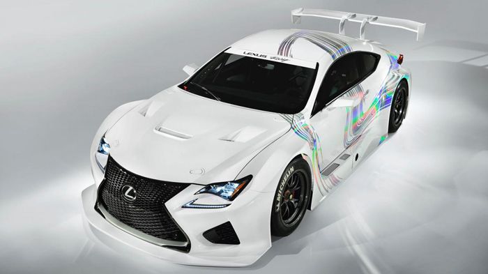 H νέα Lexus RC F GT3 βασίζεται στην RC F coupe, η οποία παρουσιάστηκε και αυτή με τη σειρά της στην Έκθεση Αυτοκινήτου της Γενεύης.