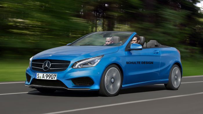 Η Mercedes ετοιμάζει για πρώτη φορά και μια cabrio έκδοση A-Class (όπως αποκαλύπτει η ηλεκτρονικά επεξεργασμένη αποκλειστική φωτογραφία μας), που θα έρθει την άνοιξη του 2014.