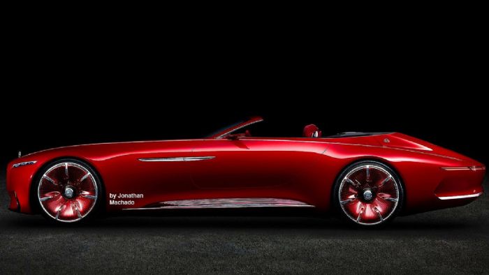 Μια ανοικτή Vision Mercedes-Maybach 6 (ψηφιακά επεξεργασμένη εικόνα), θα ήταν σίγουρα ένα σημαντικό «όπλο» στον «πόλεμο» που θέλει να ανοίξει η Mercedes-Benz μέσω της Maybach, στην Rolls-Royce και τη «μαμά» BMW.