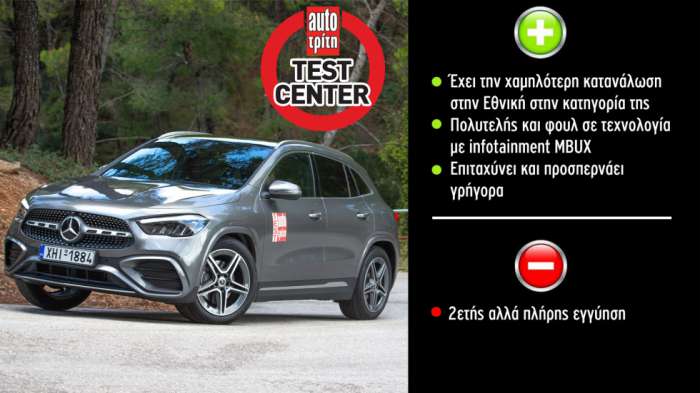 Πόσο καλή είναι η ήπια υβριδική Mercedes GLA 200; 