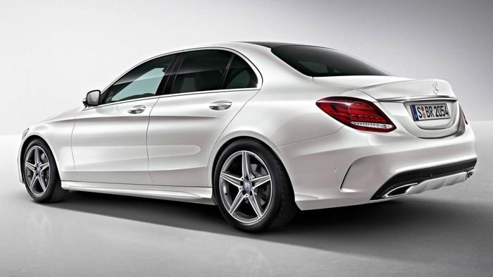 Η νέα C63 AMG θα λανσαριστεί σε sedan και estate έκδοση, ενώ αργότερα θα κάνουν πρεμιέρα οι εκδόσεις coupe & cabriolet (εικόνα C-Class με πακέτο AMG).