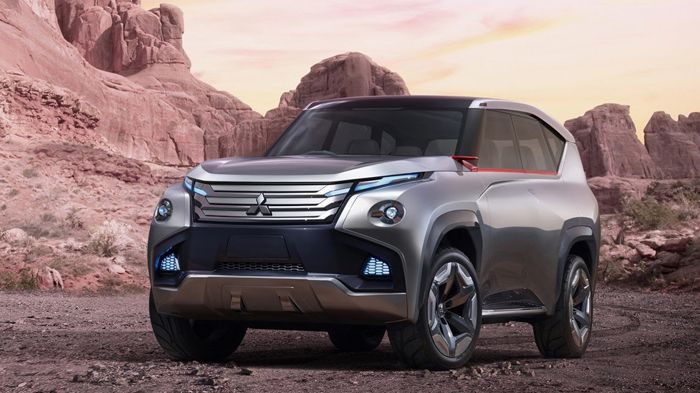 Το νέο Mitsubishi Pajero θα βασιστεί στο εικονιζόμενο concept GC-PHEV (Grand Cruiser), που είχε παρουσιαστεί πρόσφατα και ήταν υβριδικό.