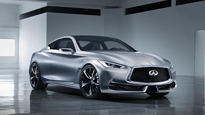 Το Infiniti Q60 concept θα κάνει ντεμπούτο στις 13 Ιανουαρίου στο Ντιτρόιτ, ενώ η έκδοση παραγωγής του θα ξεκινήσει να φτιάχνεται το 2015 στο Ην. Βασίλειο.