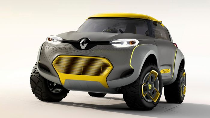 Η Renault εξελίσσει αρκετά crossover οχήματα, που θα δούμε για πρώτη φορά. Στη φωτογραφία το Kwid Concept.