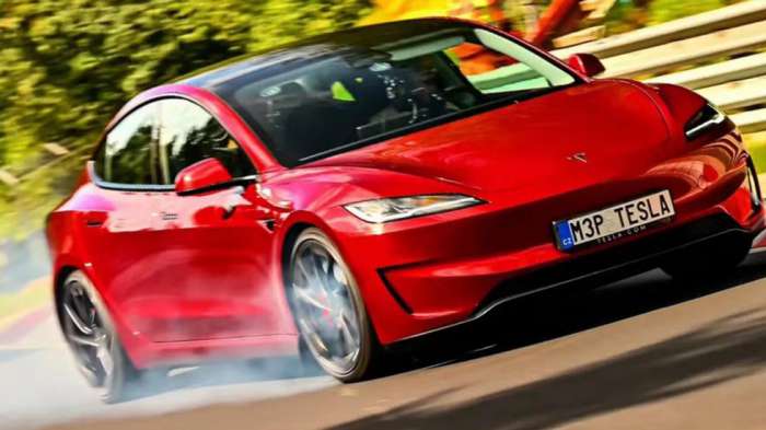 Πήραν «φωτιά» τα φρένα του Tesla Model 3 Performance στο Nurburgring 