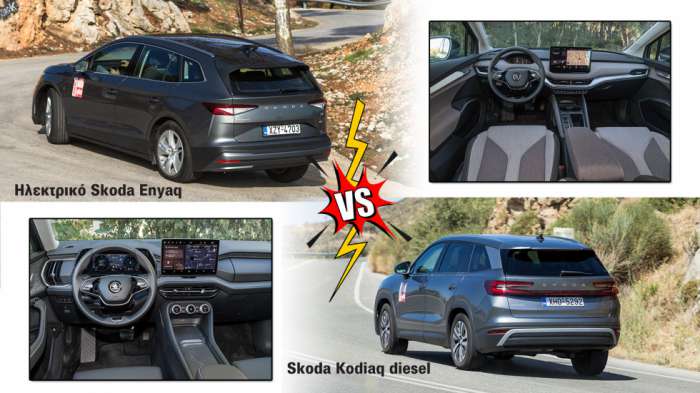 Skoda SUV με μεγάλες διαστάσεις: Kodiaq diesel ή ηλεκτρικό Enyaq;