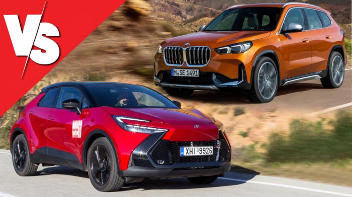 Υβριδικό Toyota C-HR με 200 άλογα ή mild hybrid BMW X1 με 170; 