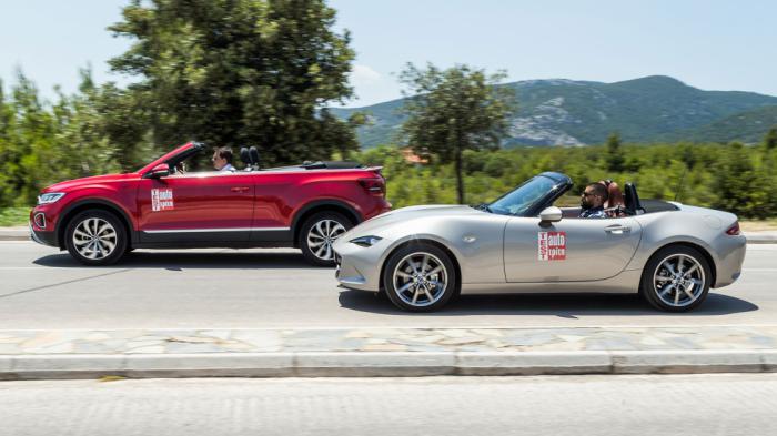 Mazda MX-5 Vs VW T-Roc Cabriolet 