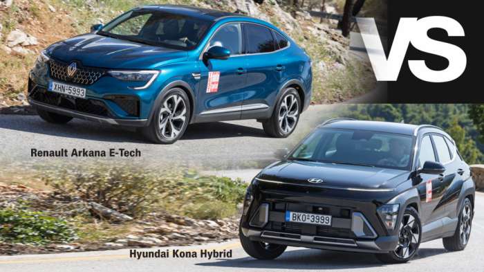 Καλύτερο το Kona Hybrid από το Arkana σε κατανάλωση, χώρους, ασφάλεια 