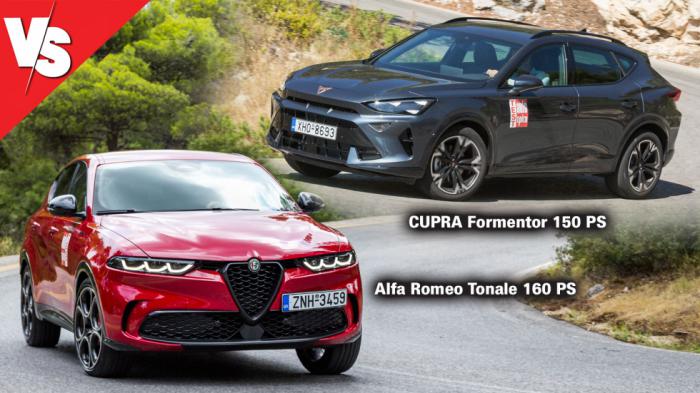 Σπορ σε εμφάνιση & οδήγηση SUV: Alfa Romeo Tonale ή CUPRA Formentor; 